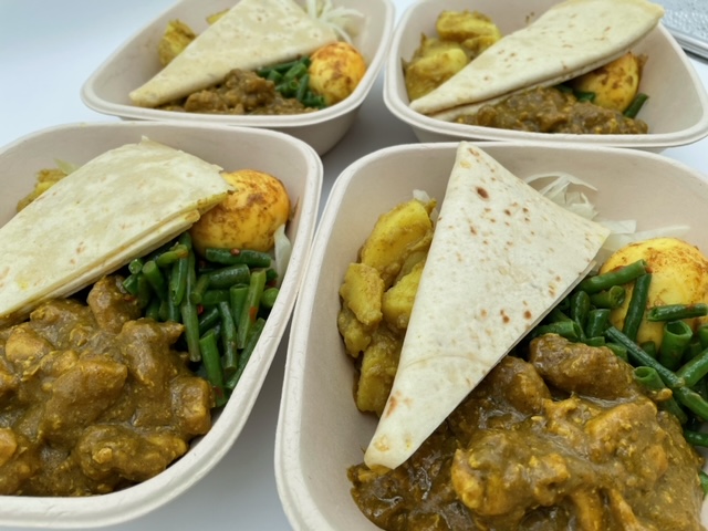 Surinaamse Roti met kip